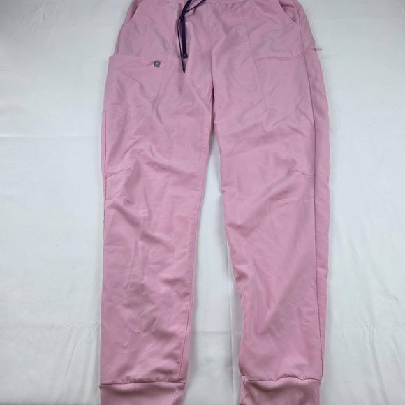 Fabletics Pants - Fabletics Pants Womens Large Tall Pink Jogger Scrubs Elastic Waist Pockets